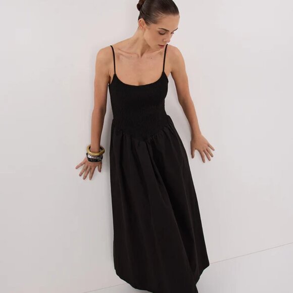 NWT DISSH Milano Midi Dress in Black - Picture 2 of 3